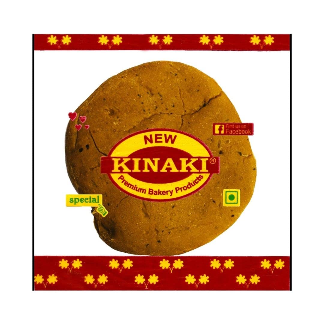 Kinaki Kulcha Bread Freshly Baked Whole Wheat Brown- 5 Pcs. Delicious, Soft and Healthy Round Kulcha Bread.Direct From Factory to Your Home.
