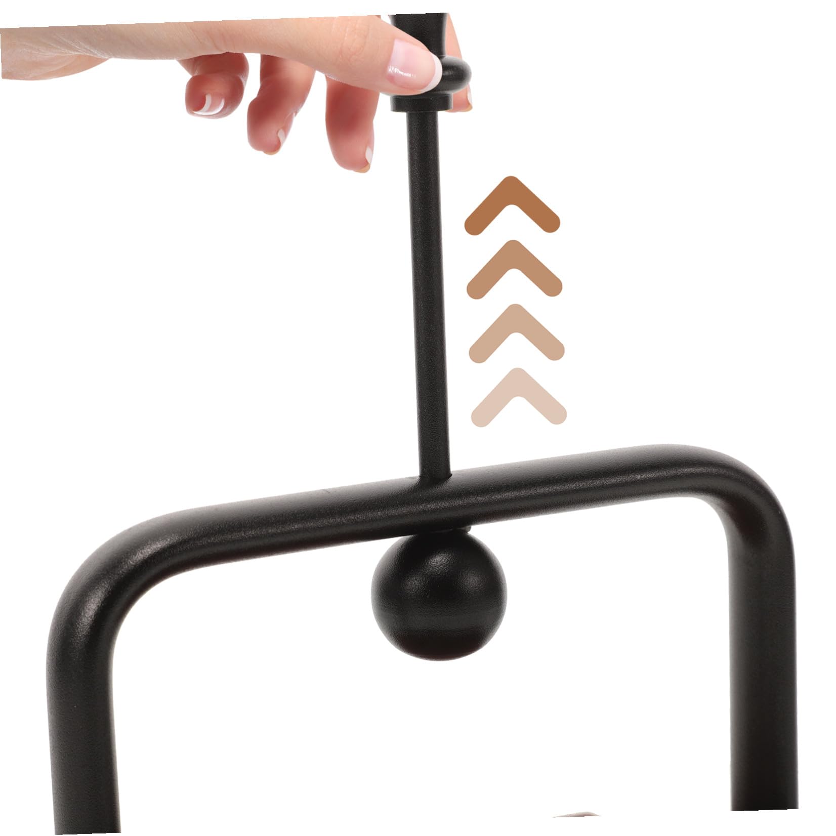 SHERCHPRY Servilletero Plano de Mesa Vertical Negro de Madera Maciza, Diseño Creativo y Elegante, Resistente y Cortaviento para Hoteles y Restaurantes