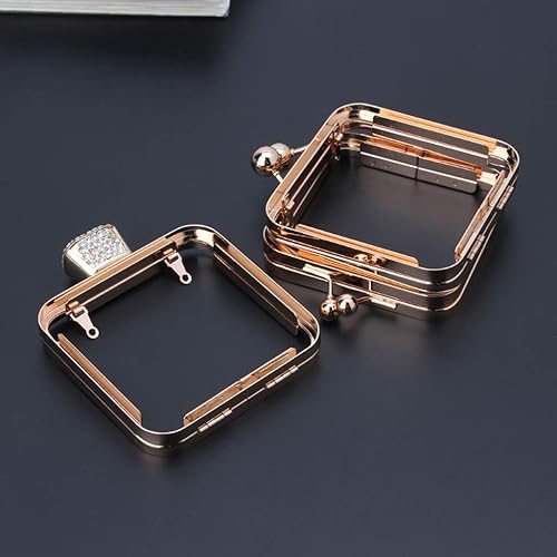 Miniatura 7 de Molde de resina para bolsa de embrague Shaker, moldes de resina epoxi para bolsa de bricolaje (moldes + traje de cierre de cierre)