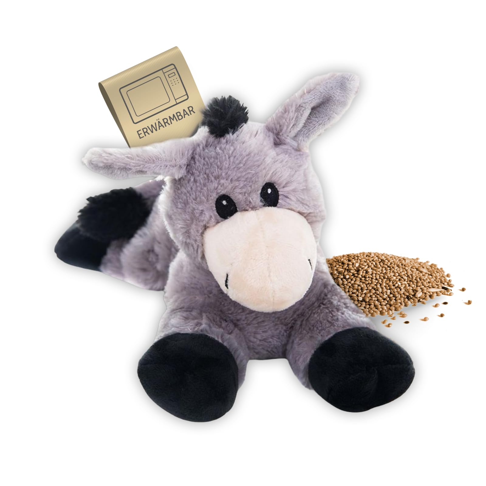 Habibi Wärmekissen/Stofftier f. Kinder u. Erwachsene (Esel)