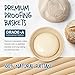 Sourdough Starter Kit, Banneton Bread Proofing Basket Set with 24oz Starter Jar, Sourdough Bread Baking Supplies with 9'' Round Banneton Baskets, Bread Making Baking Tools Gifts for Bakers