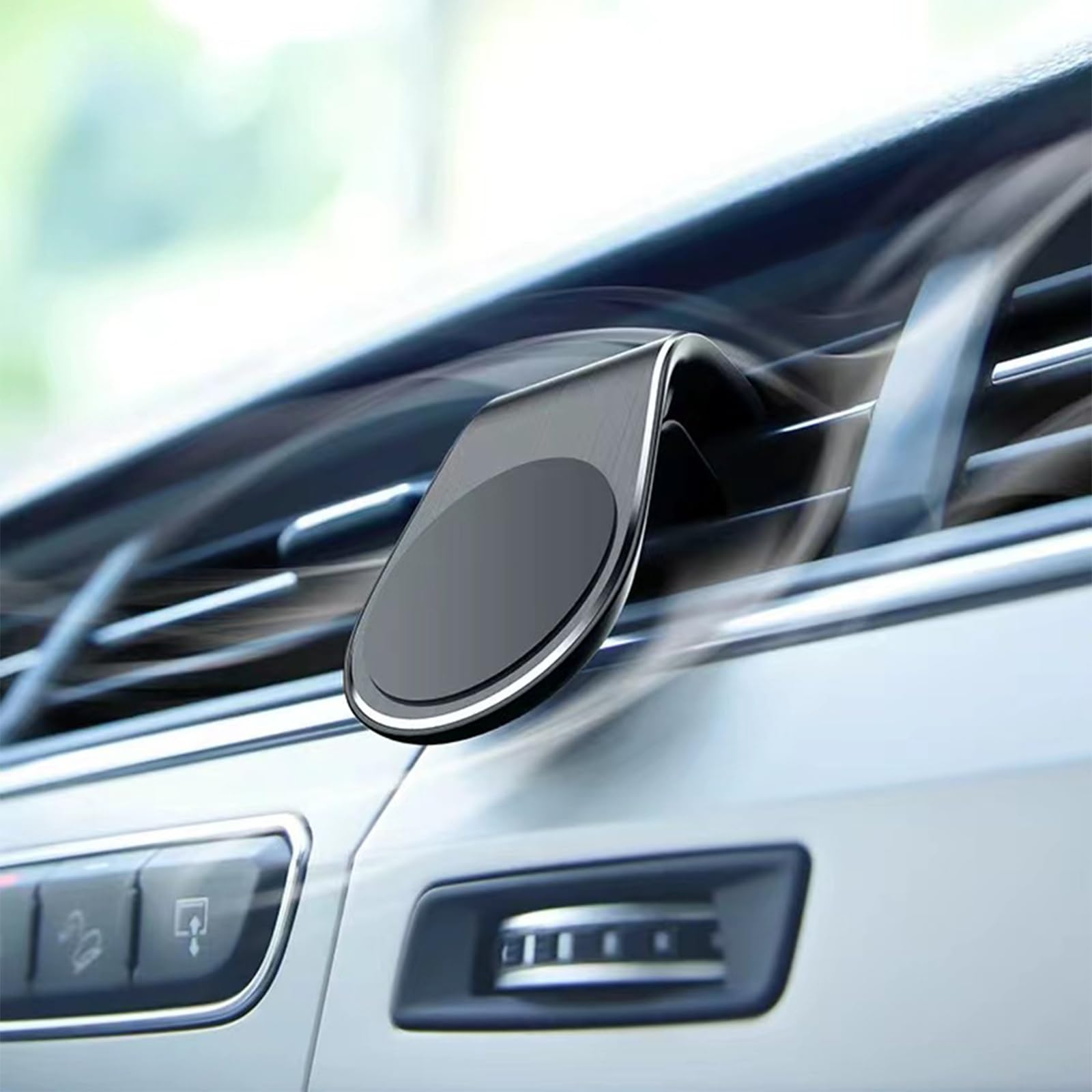 2 Supporti Magnetici Per Bocchetta D'aria Auto Per OOONO CO-Driver NO1/NO2 – Alluminio, Rotazione 360°