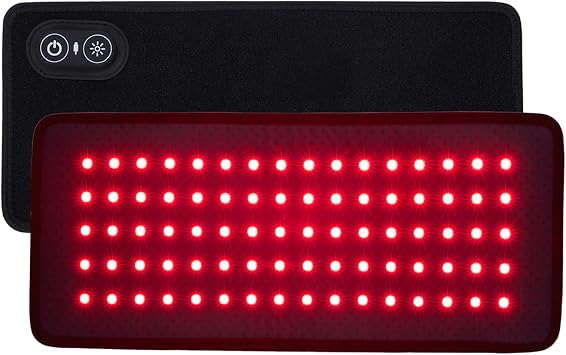 Red Light Therapy Belt Infrared Light Therapy Pad with Portable Battery, 660nm 850nm Full Body Red Light Mat Therapy for Back Knee Feet Shoulder Neck Waist Hands Legs Hips