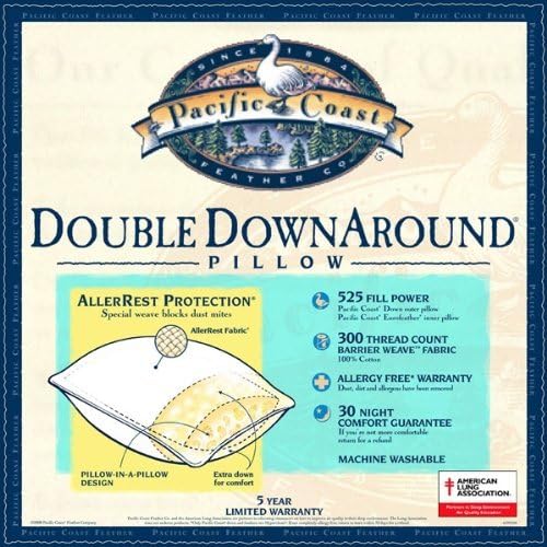 Pacific Coast Double Down Around Pillow, King Home & Kitchen