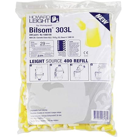 Bilsom 303L 303L Gehörschutzstöpsel Nachfüllpackung 33 dB einweg 200 Paar