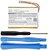 Batería de repuesto de 1000mAh L0721-LF compatible con altavoz portátil Bluetooth inalámbrico JBL Clip 3 1