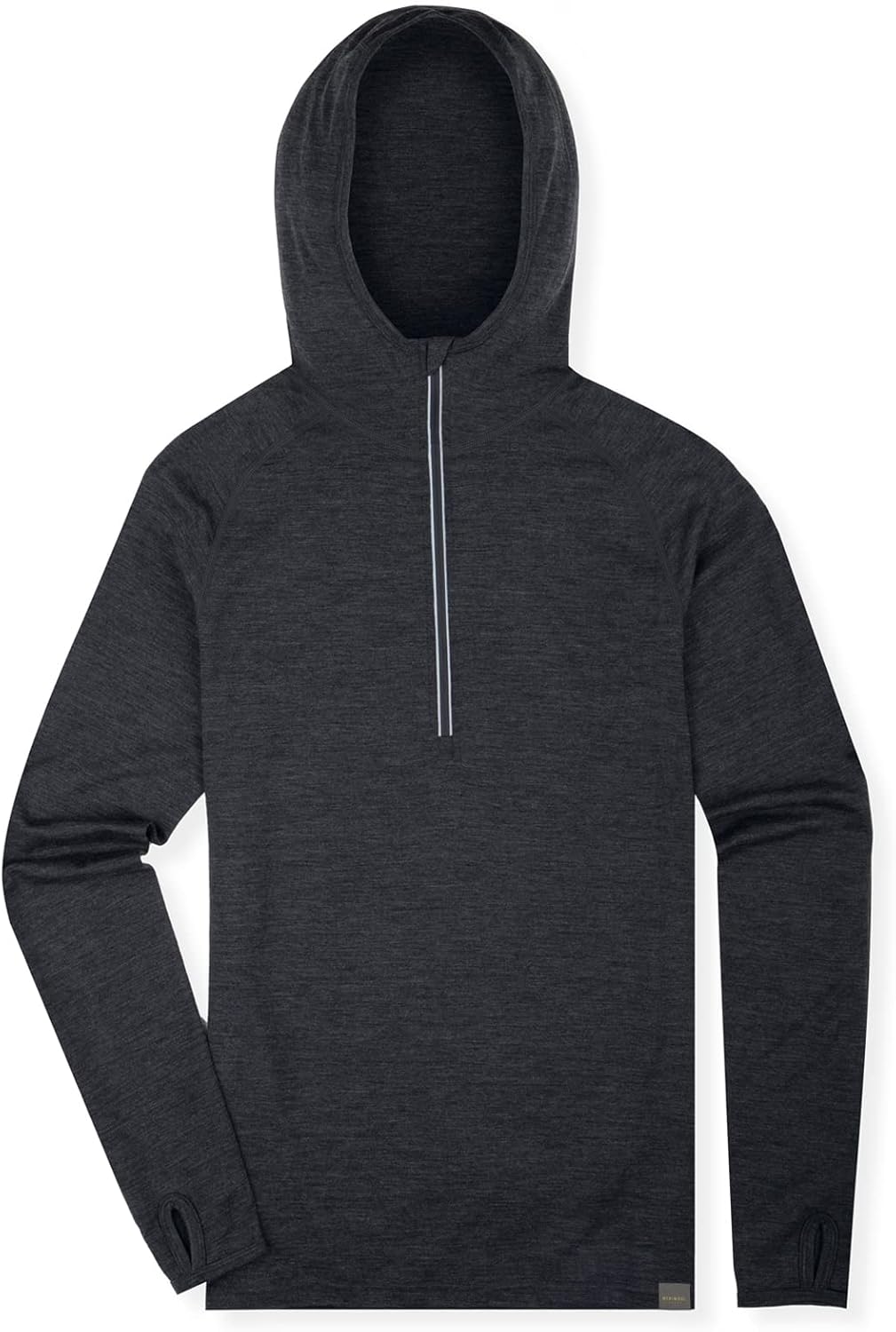 MERIWOOL Men’s Base Layer Hoodie Lightweight Merino Wool Long Sleeve Thermal