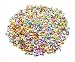 Honbay 100 Gram 6mm DIY Colorful Plum Blossom Flower Sequins Craft Supplies