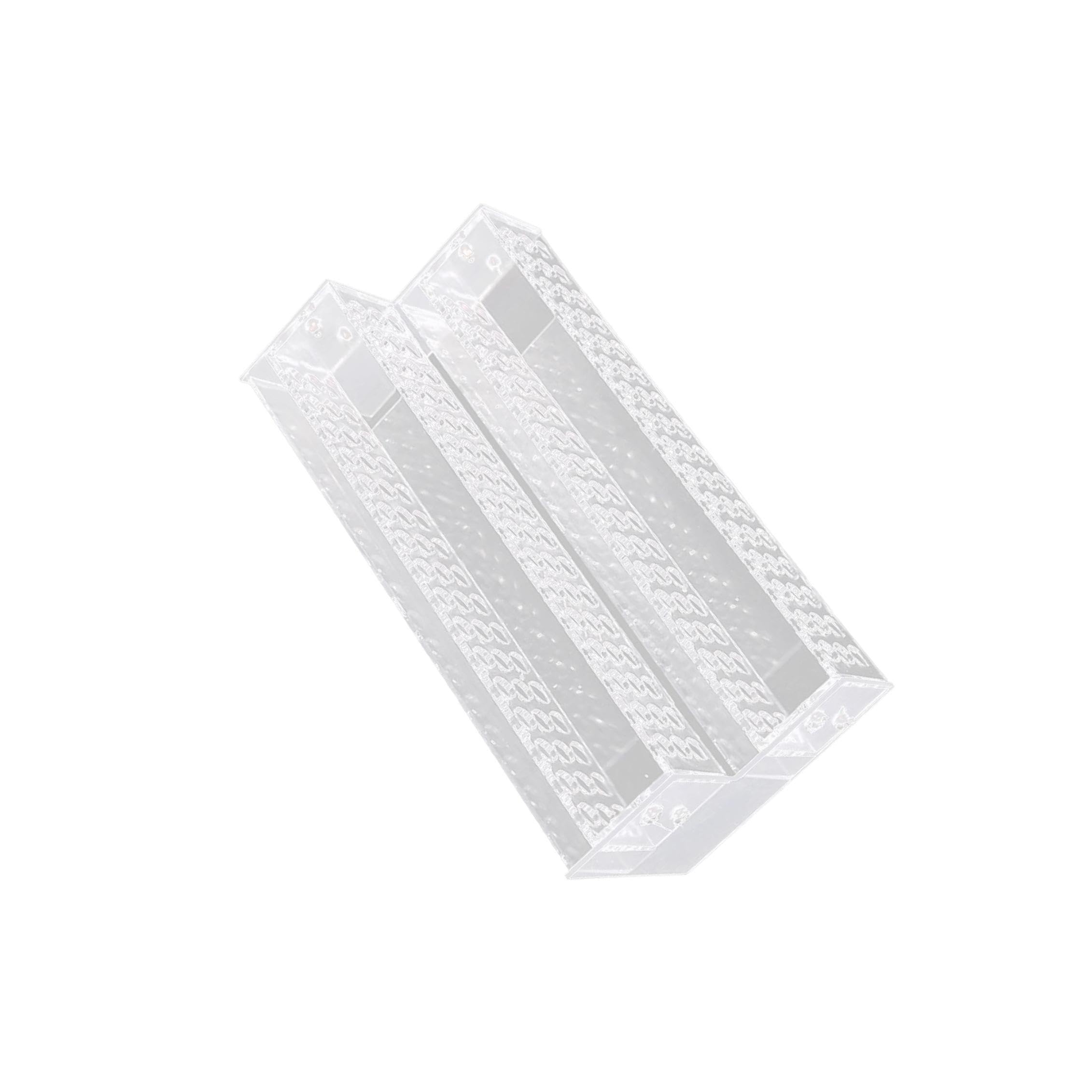 Zanthicia Transparent Pen Display Stand Designed With Multi Holes Acrylic Traditional Chinese Hairpins For Workspace Organization Transparent Pen Display Stand, Clear, 2 Layer 96 Holes