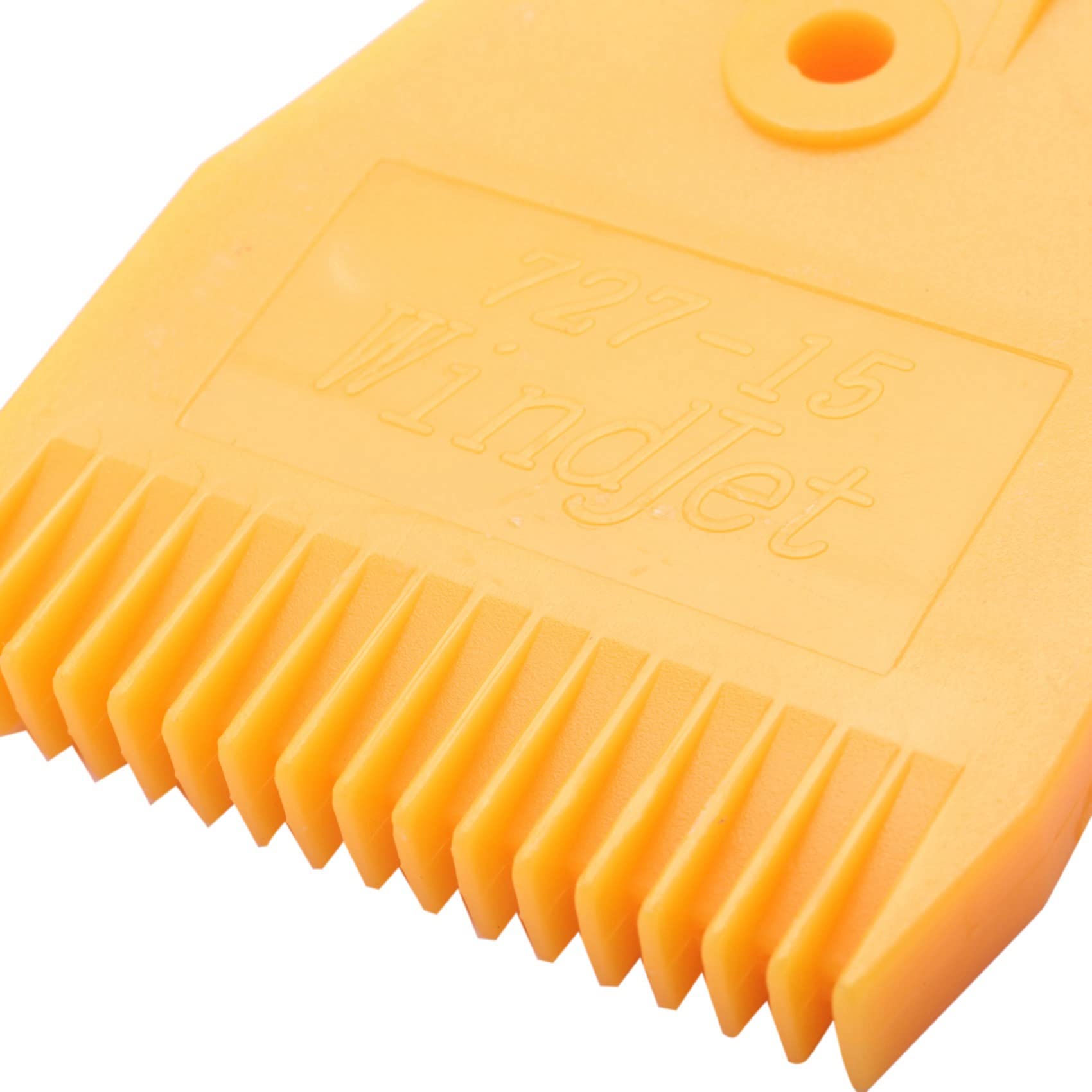 20X Ugello A Getto Piatto con Soffio D'Aria A Foro Singolo in ABS con Filettatura 1 / 4BSP Giallo