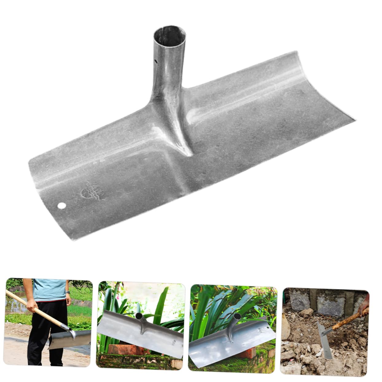 Pala Per Sterco Pollame Dikaca - In Acciaio Al Carbonio, 40x14 Cm, Per Pulizia Stalle E Giardino - Foto 10