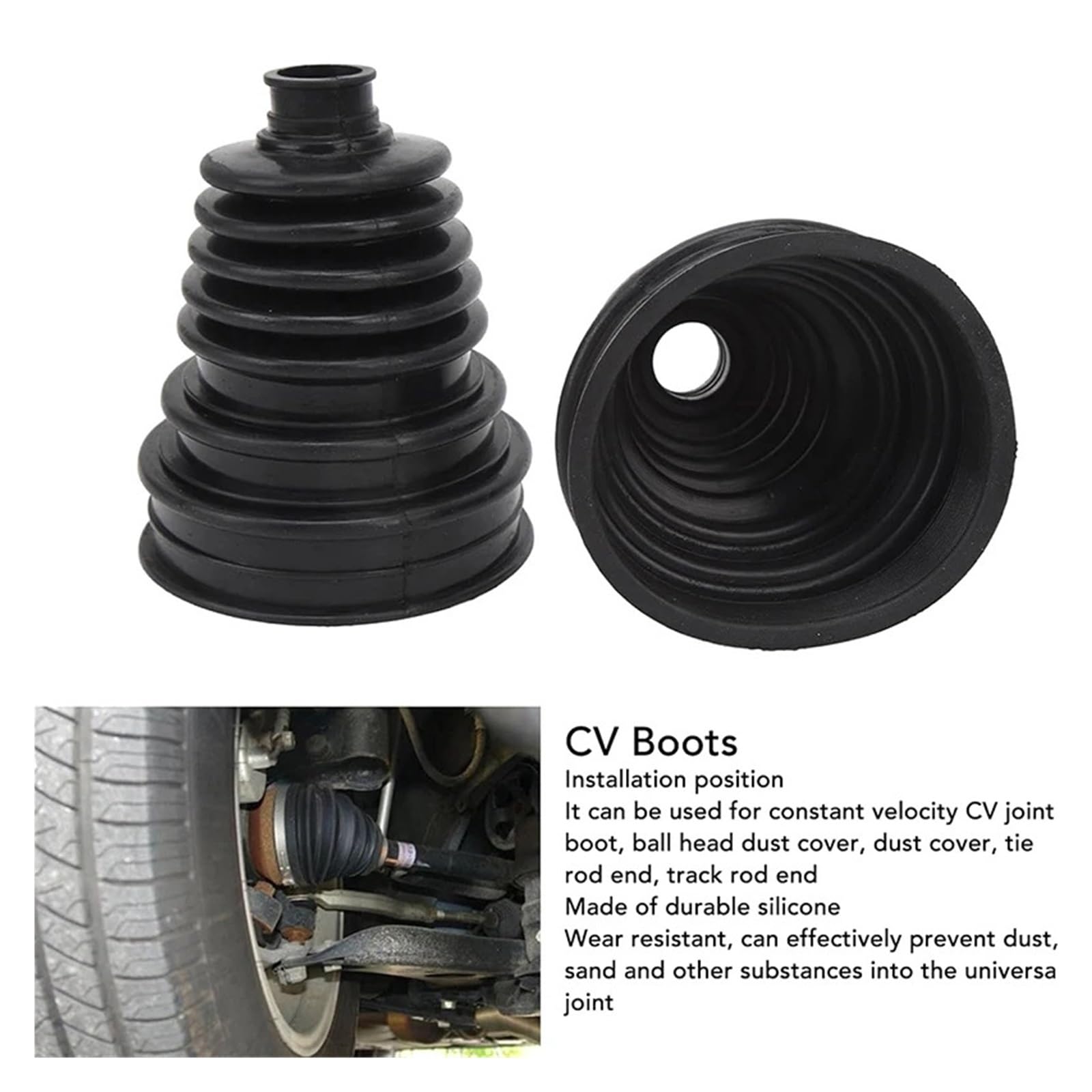 Kit Cuffia Per Giunto Omocinetico Per Auto - Copertura Antipolvere Universale A Velocità Costante Con Elasticità E Per Giunti Di Trasmissione giunti a velocità costante Split Trasmissione Giun