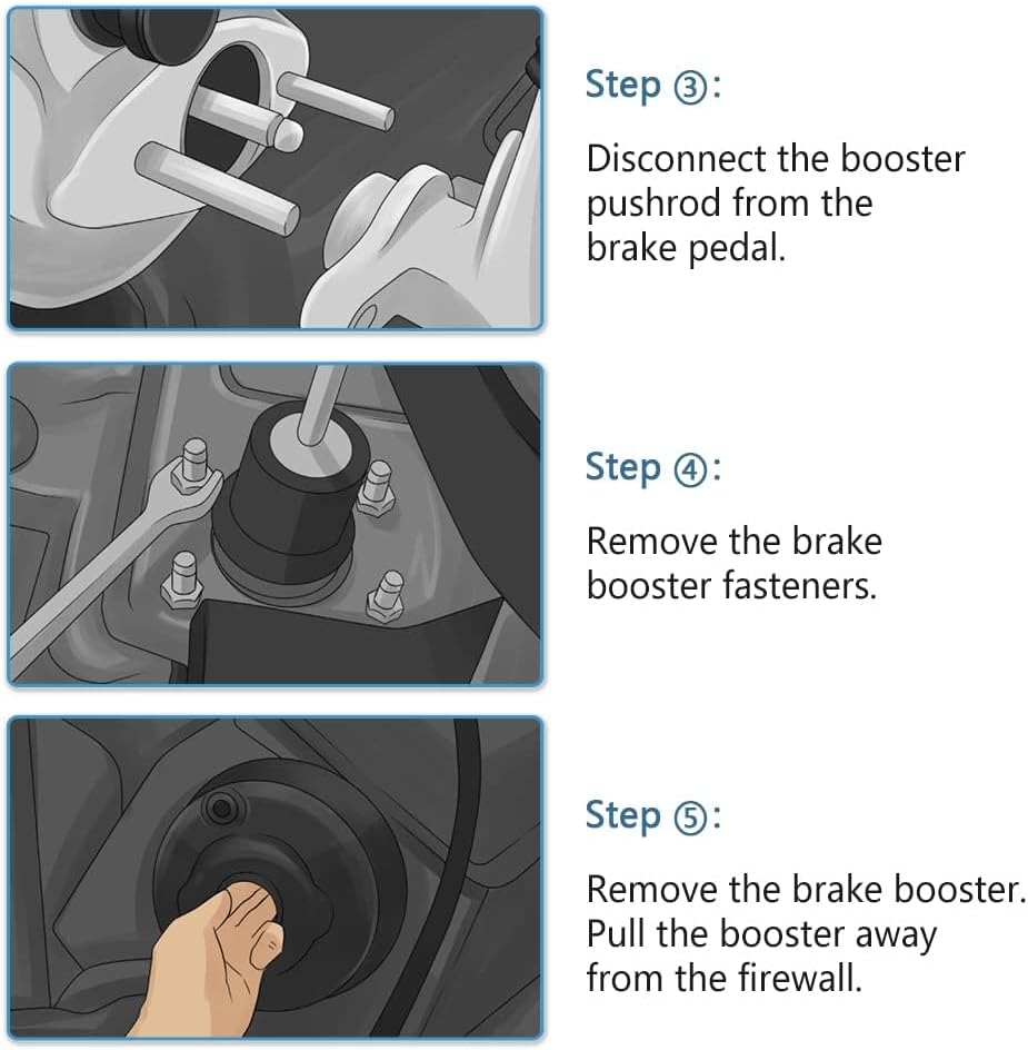 54-74820 Power Brake Booster Replacement for 2000-2005 Buick LeSabre, 2006-2008 Buick Lucerne, 1997-2005 Buick Park Avenue, 1997-1999 Buick Riviera FWD Power Brake Booster