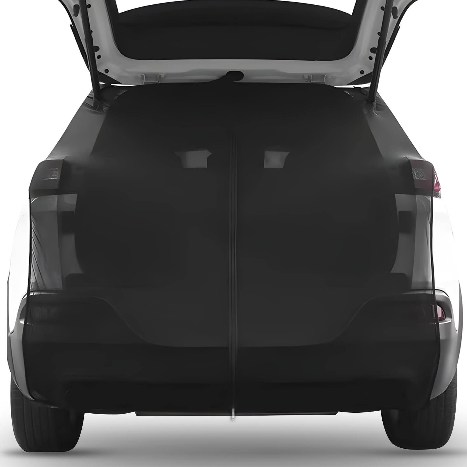 D-Lumina Copertura Per Il Fienile Posteriore Per Porta Bagagliaio,Zanzariera Per Portellone Posteriore,Zanzariera Magnetica In Rete Nera,Per Tetto Camper,Roulotte,Camper Van Camping（170 * 150cm）
