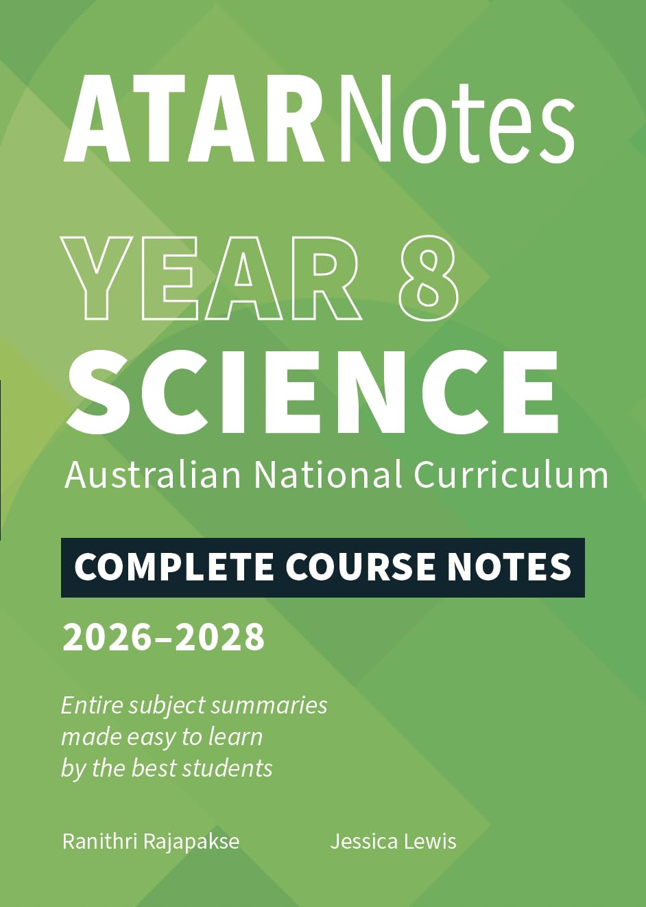 ATAR Notes Year 8 Science Complete Course Notes - Australian Curriculum ...