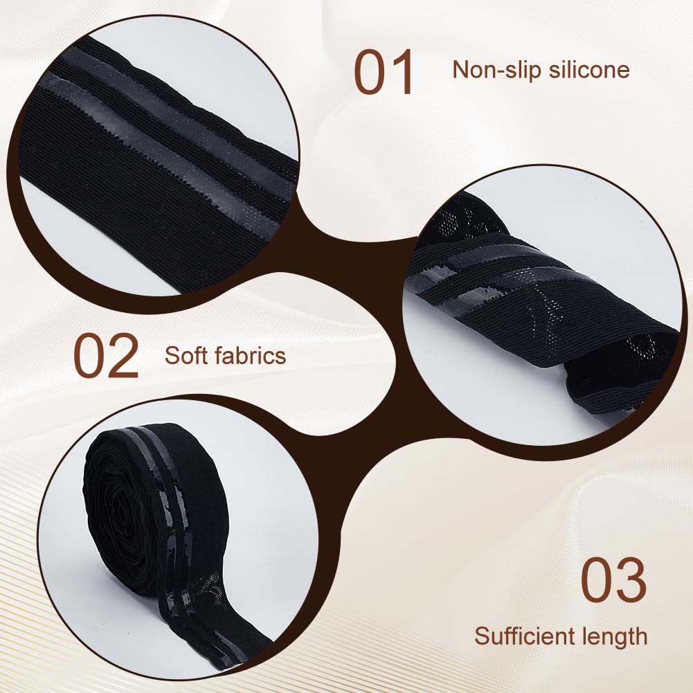 Amazon.com: FREEBLOSS 10 Yards Non Slip Stretch Lace with  display picture 1