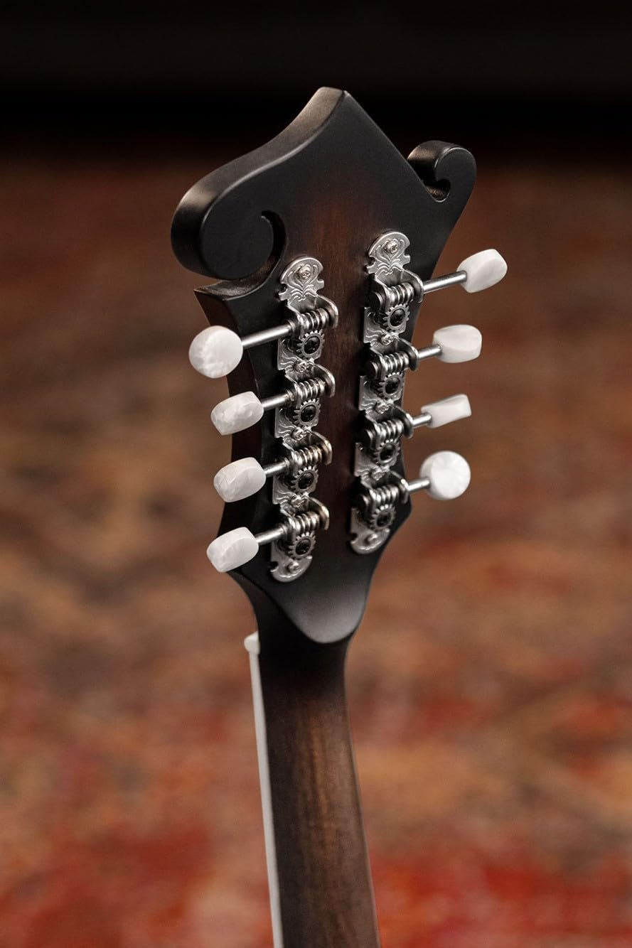 Ortega Guitars Mandoline Style F Électro-Acoustique – Ouïes en F – Série Americana – Épicéa/Érable, Marron (RMFE30-WB)