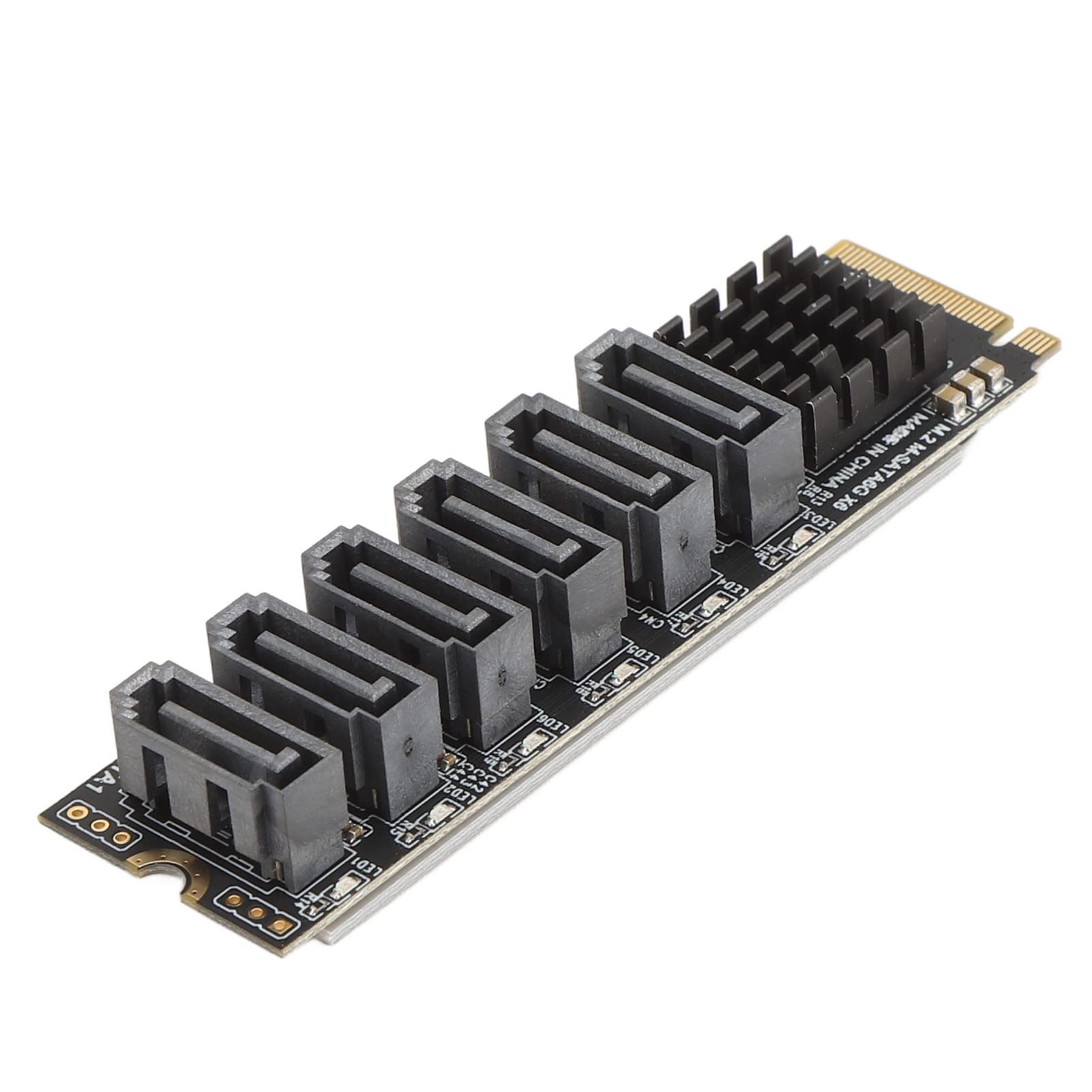 M.2 to The ASM1166 M.2 PCIe Adapter Card for Extension Card for Computer Accessories
