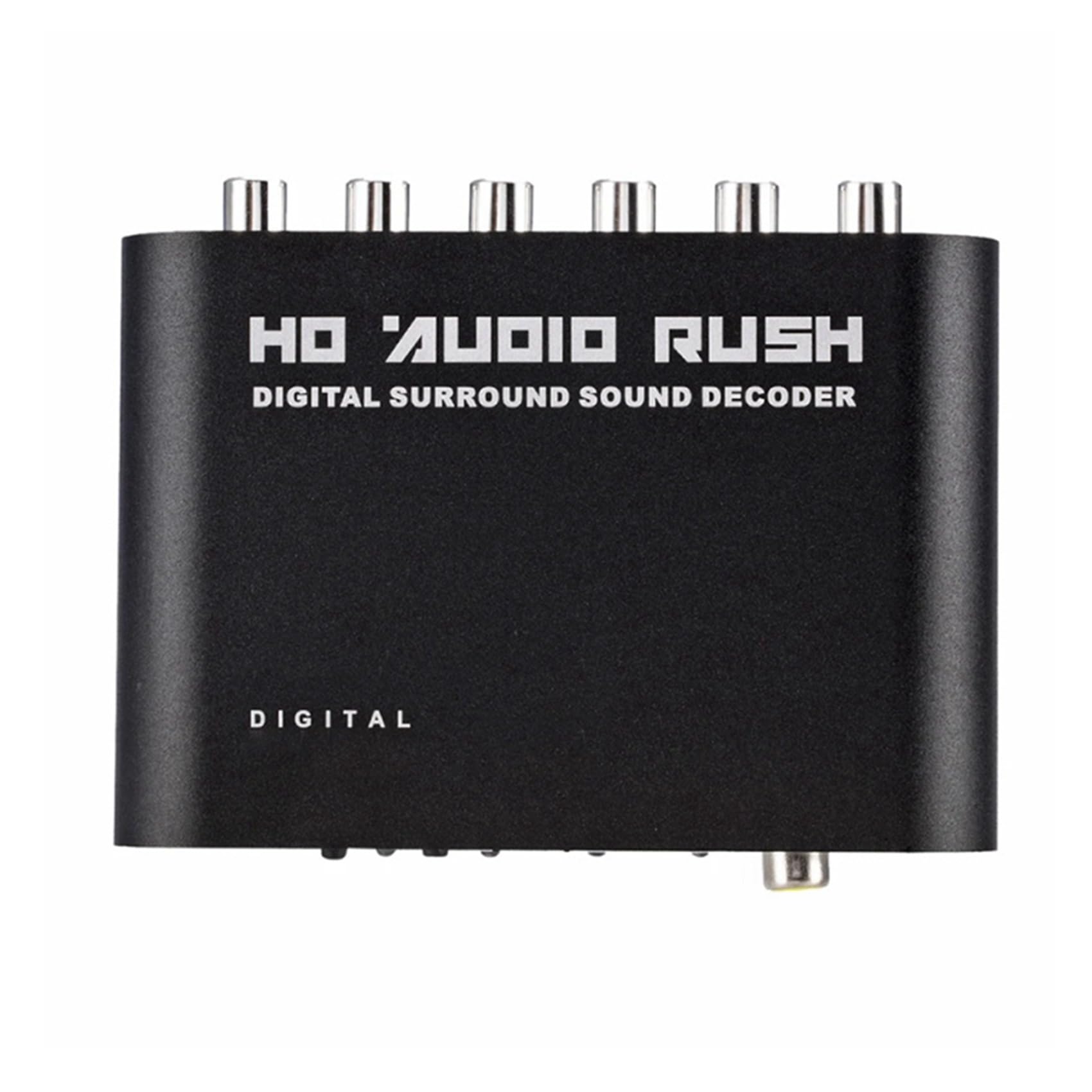 5X Convertitore Audio Stereo AC3 da Digitale Ad Analogico un 5.1 Canali SPDIF Ottico Coassiale AUX da 3,5 mm un 6RCA Decoder Spina Europea