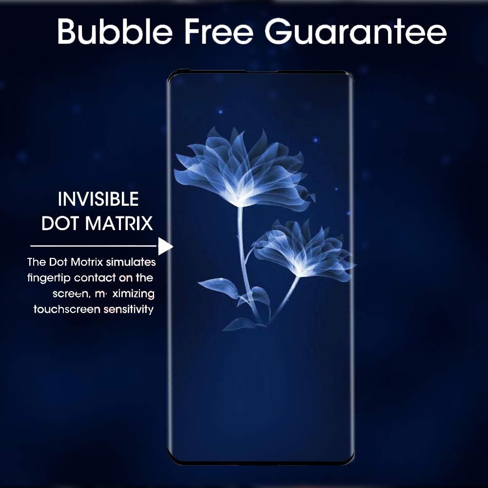 KFK Galaxy S10 Plus Screen Protector,Full Coverage Tempered Glass[2 Pack][3D Curved]［Solution for Ultrasonic Fingerprint］Tempered Glass Screen Protector Suitable for Galaxy S10 Plus…