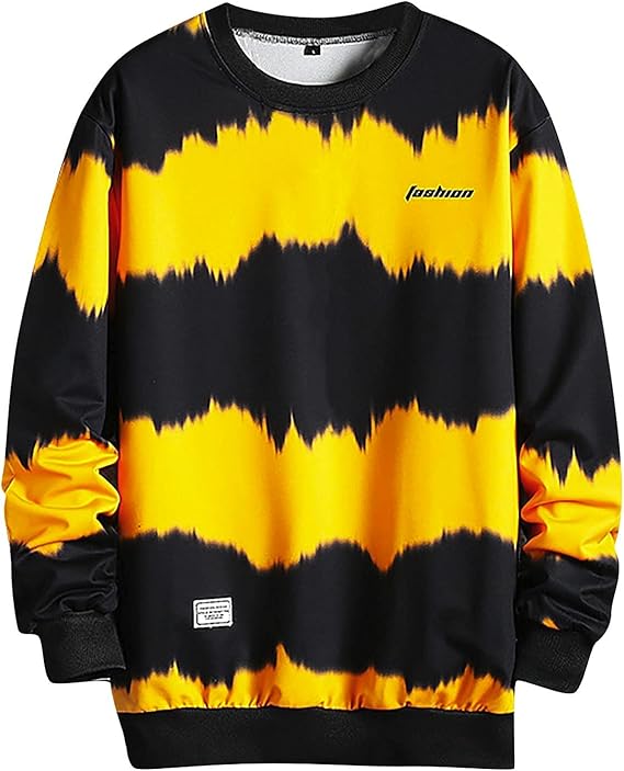 Amazon Co Jp パーカー メンズ ストライプ 秋 大きい ゆったり 人気 簡単 カッコイイ シンプル おしゃれ トレーナー メンズ フードなし ファッション カジュアル トップス カットソー サロン系 原宿系 ファッション