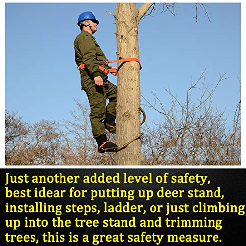 Boaton Hunting Safety Harness, Tree Climbing Belt, Linemans Belt, Add Level of Safety for Hunting, Hanging Stand Or Step, Trimming Tree, Putting Up Deer Stand, Installing Steps, Ladder Or Climbing