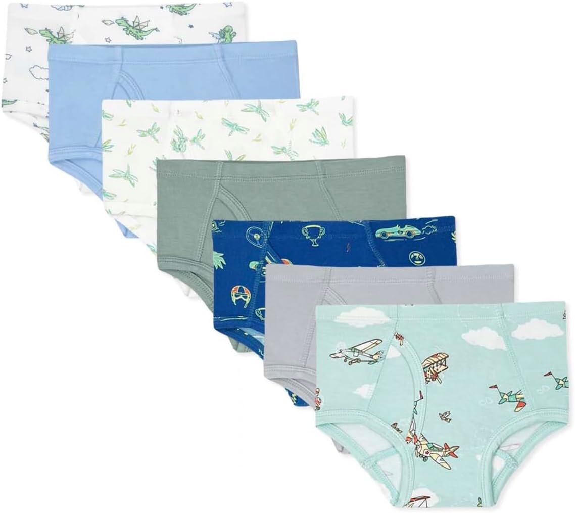 Bellabu Bear Boys' Rayon from Bamboo Underwear Packs