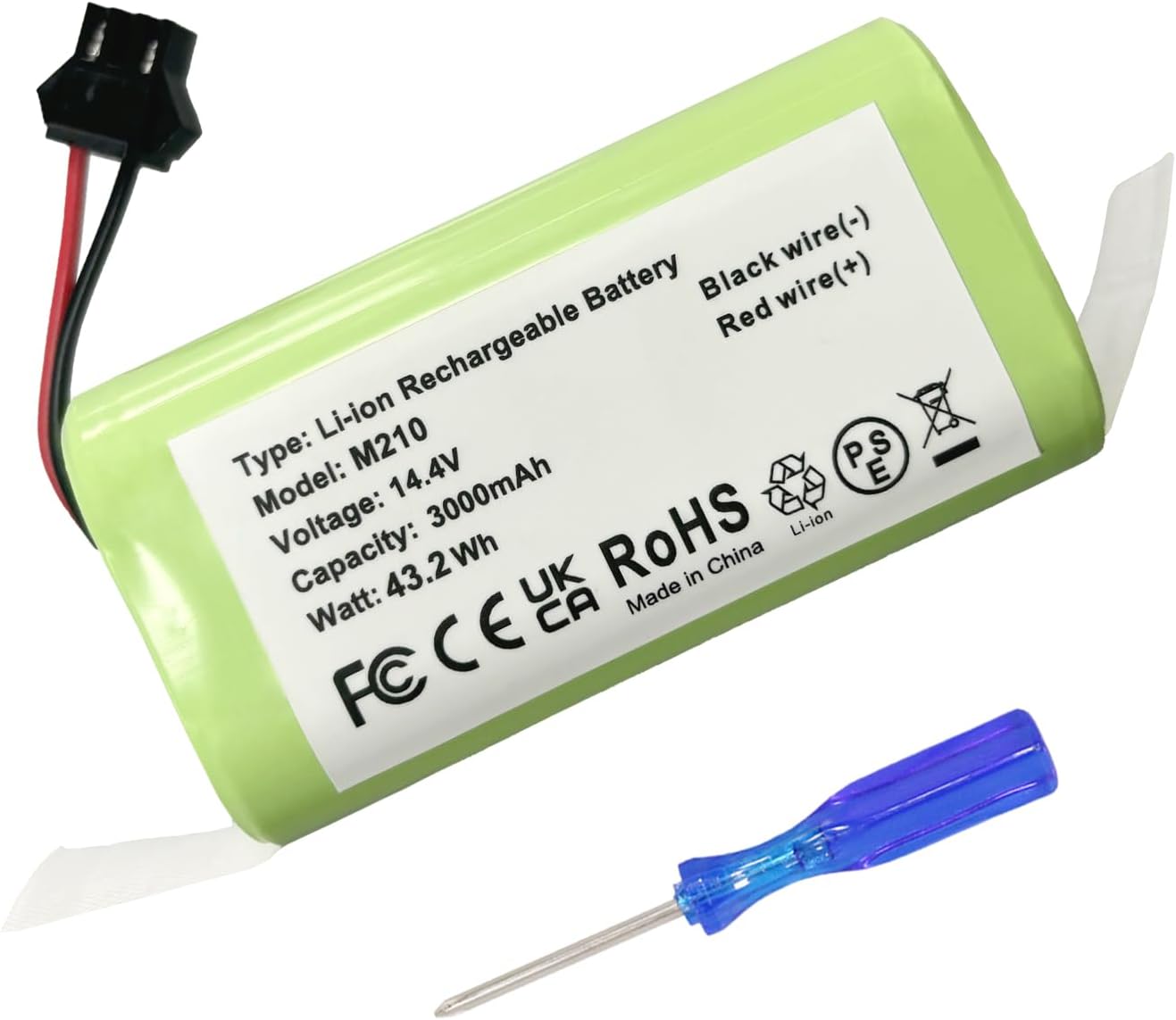 Batteria Per Aspirapolvere Lefant M210 M213 - Ricambio 14.4V 2600mAh Con Attrezzi - Foto 10