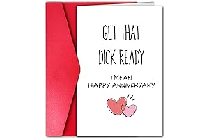 Personalized Anniversary Card for Him - Hilarious and Heartfelt Gift for Your Man