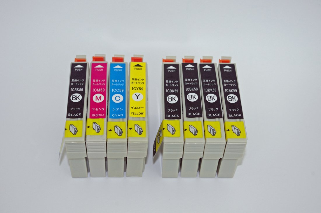 Amazon.co.jp: mita エプソン IC4CL59（BK/C/M/Y）+ICBK59×4 互換