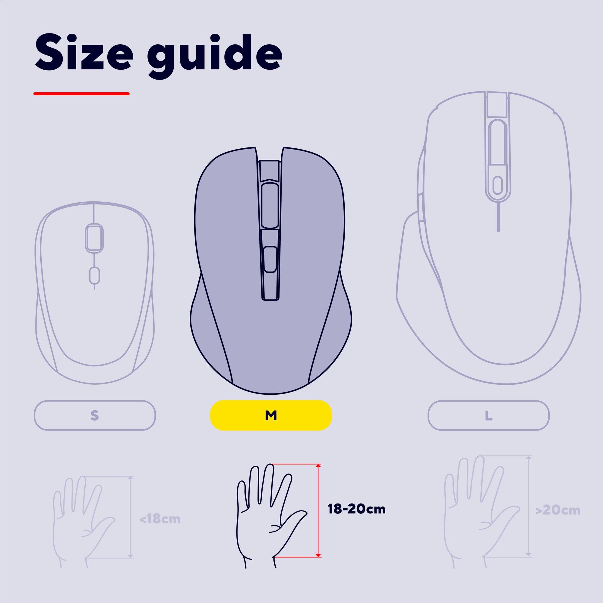 Trust Nito Mouse Wireless Ergonomico, Mouse senza Fili Confortevole, 6 Pulsanti, 800-2200 DPI, Microricevitore USB, Batteria Inclusa, Ufficio a Casa Mac PC Macbook Laptop Chromebook, Nero