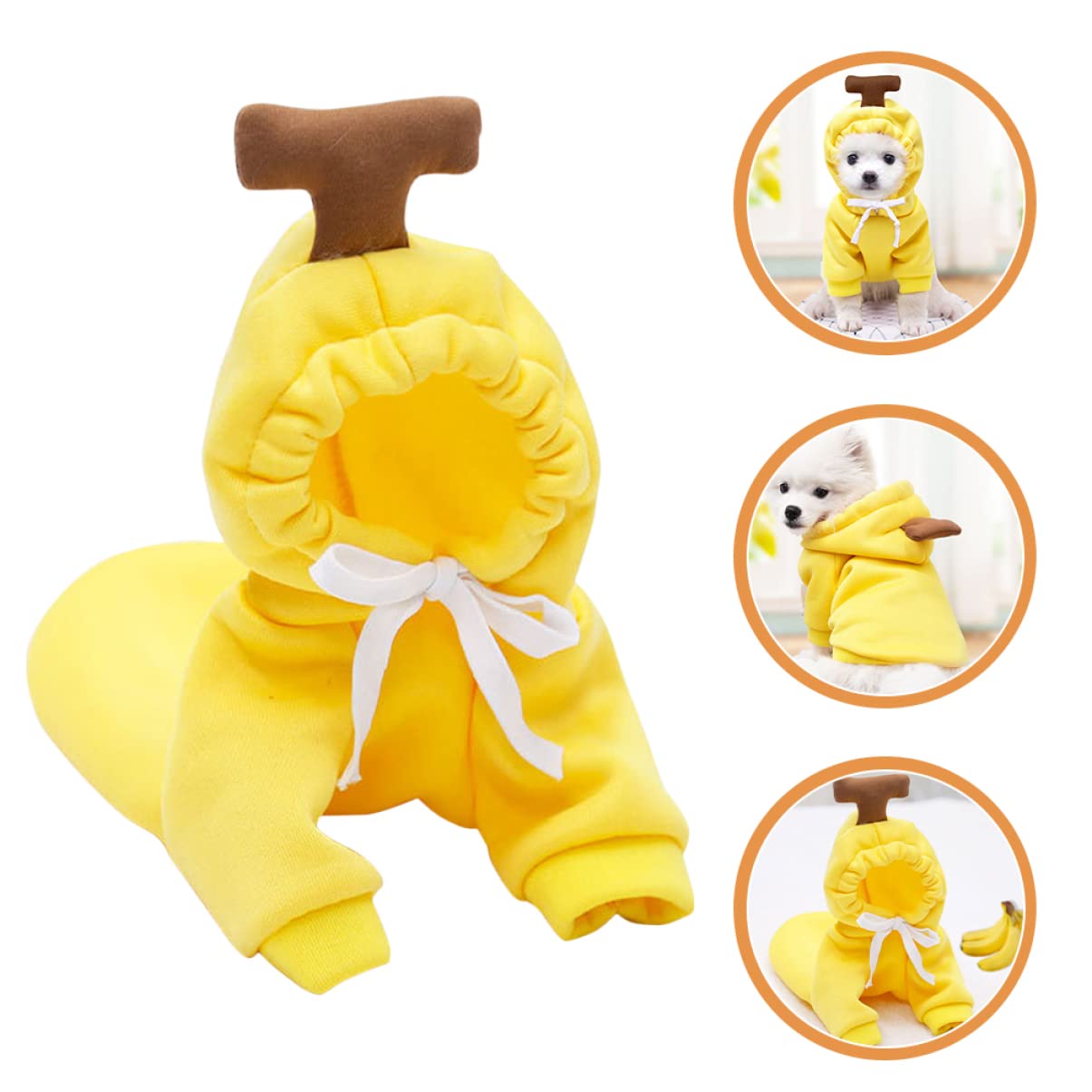 Mipcase 4piezas Sudadera De Frutas para De Invierno Ropa De Mascota Capucha Suéter De De Diseño Chic y para Cachorros y Gatos