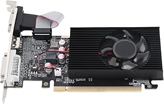Karta Graficzna GT710 2 GB 64-bitowa pamięć DDR3, dla DirectX 11, Gniazdo PCI Express 2.0 16X, Interfejs Multimedialny HD, DVI, VGA, Komputerowa Karta Graficzna do Komputerów PC,