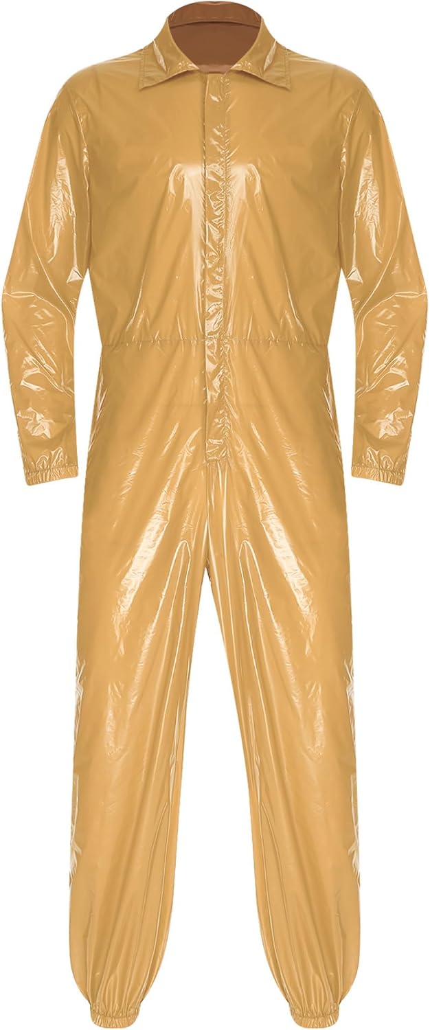 Mens Adult Unisex Long Sleeves Waterproof Jumpsuit Coveralls Spray Paint One Piece Overalls