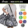 Champion Sports Mesh Duffle Bag Oversized Breathable Gear Bag with Zipper & Shoulder Strap for Sports, Gym & Travel