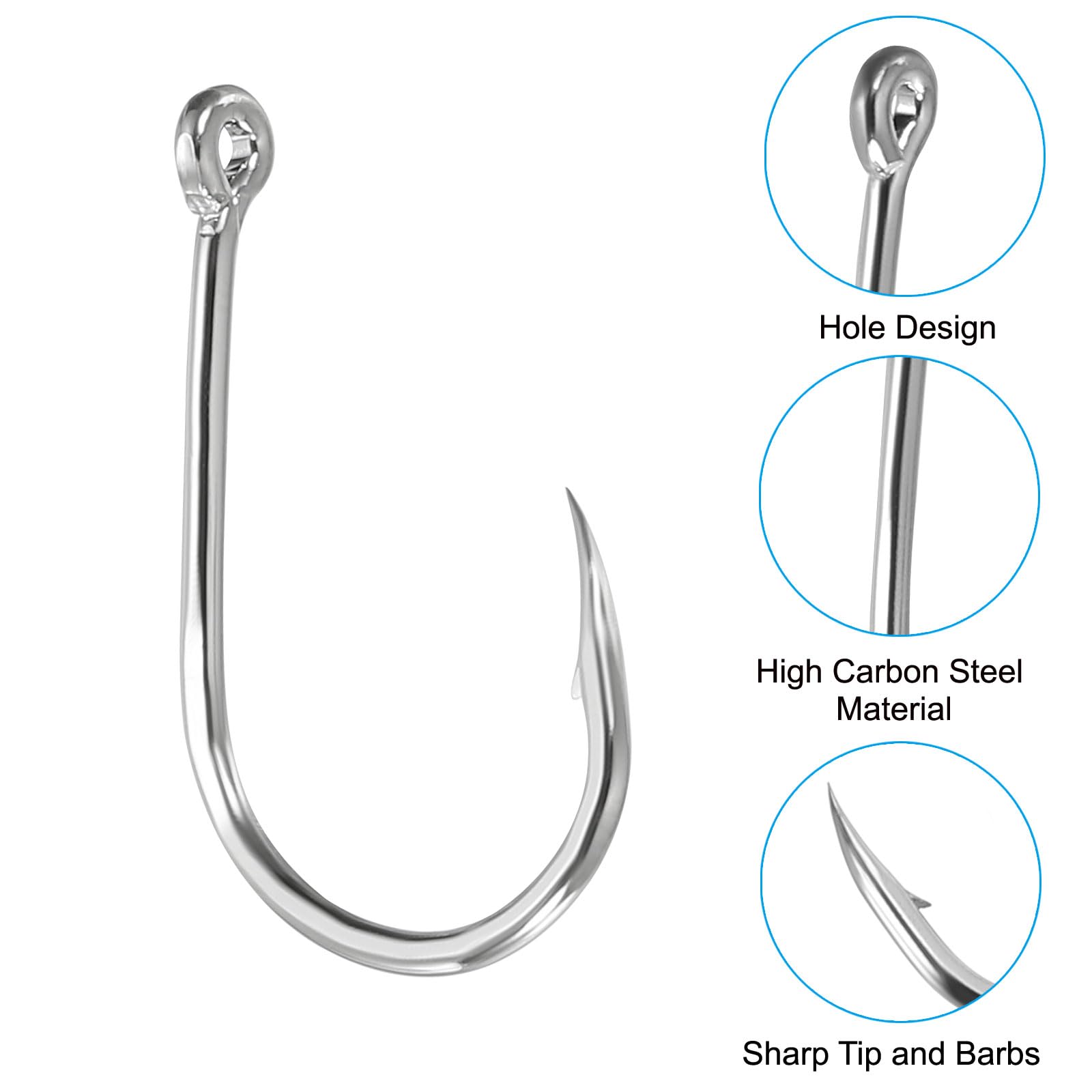 PATIKIL 3/0# Catfish Hooks - Image 4