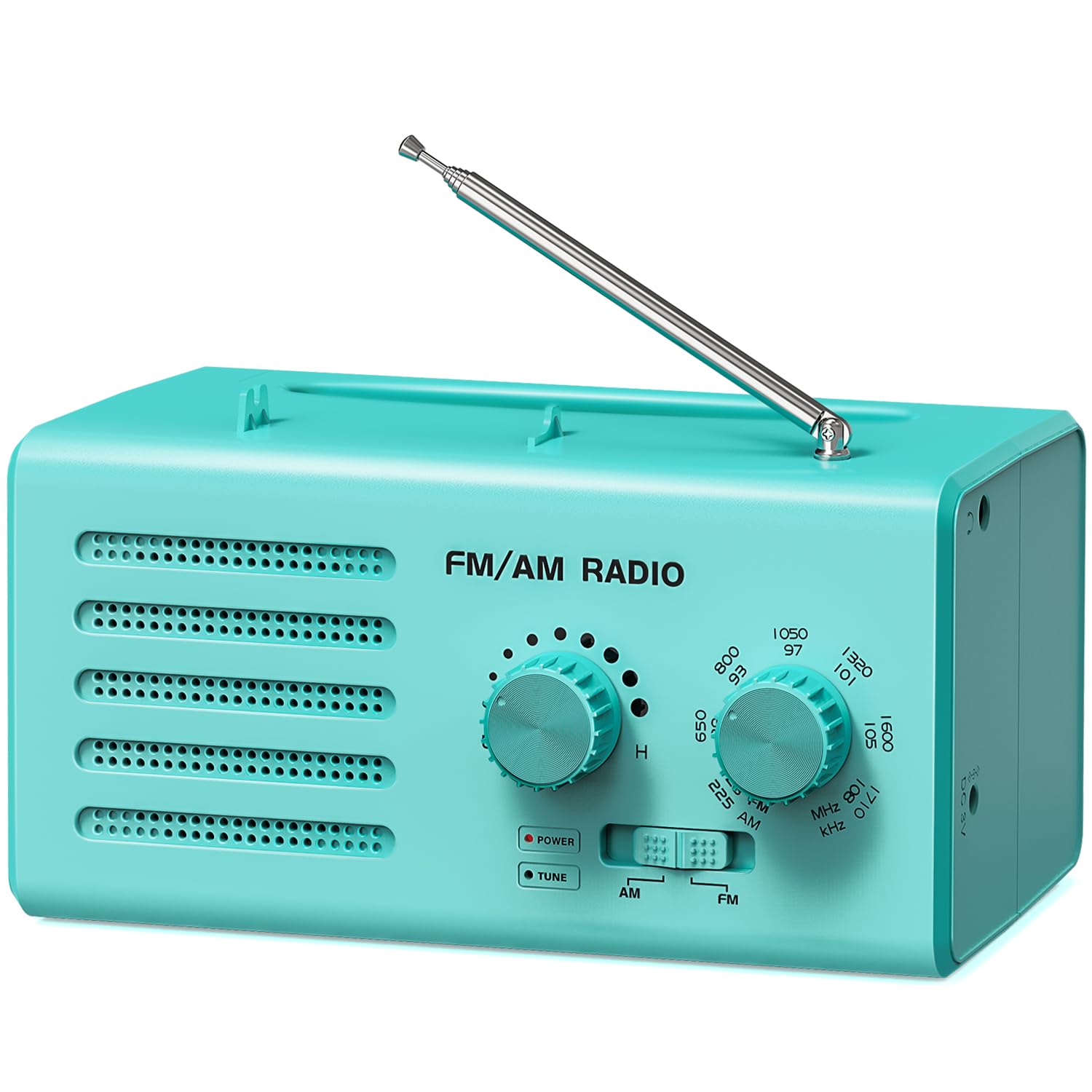 AM FM Radio Portable,Goodes Transistor Radio Plug in Wall Battery Powered with Best Reception, Loud Speaker, Excellent Sound, Small Radios for Home Outdoor Office Desk Use/Decor, Gift for Elders-image-48