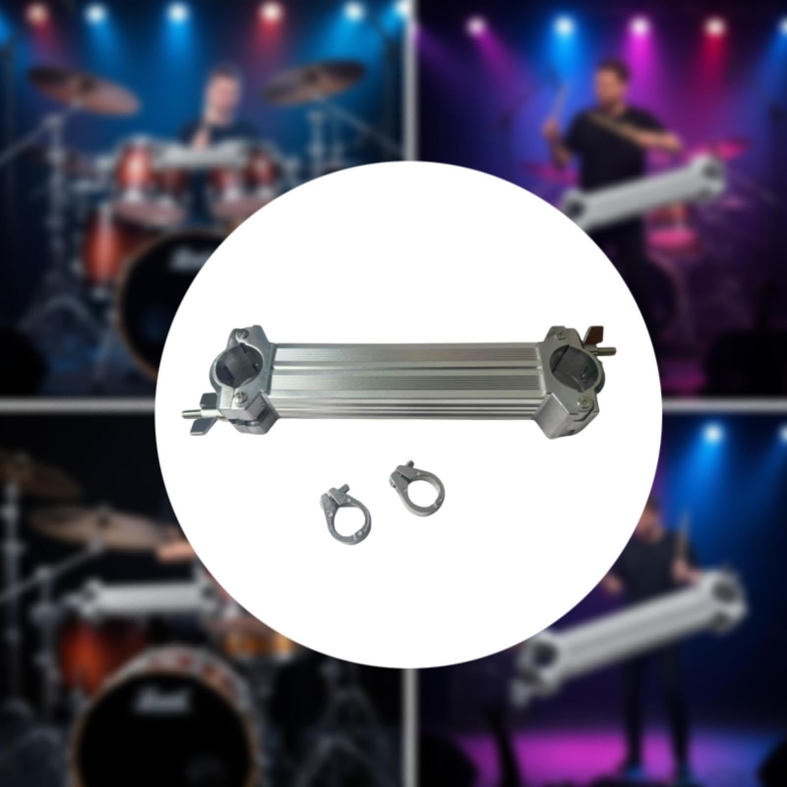 Morsetto per Piatti per Batteria Supporto Multi-morsetto per Batteria Estensione Rotante in Metallo per Musicisti Prove di Gruppi Musicali Studi Music, Style a