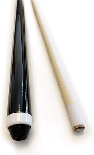 Miniatura 9 de Palos de billar de 2 piezas de madera de 58 pulgadas, taco de billar de madera dura, señales económicas de 19 a 21 onzas, buenas para uso en casa y