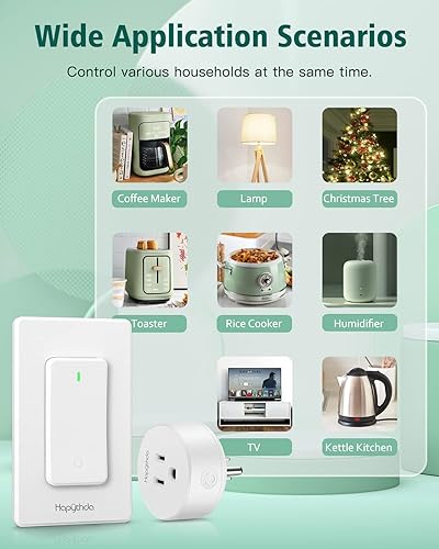 Miniatura 6 de Toma de control remoto, diseño de hebilla, interruptor de luz inalámbrico extraíble montado en la pared, interruptor de luz inalámbrico con 300