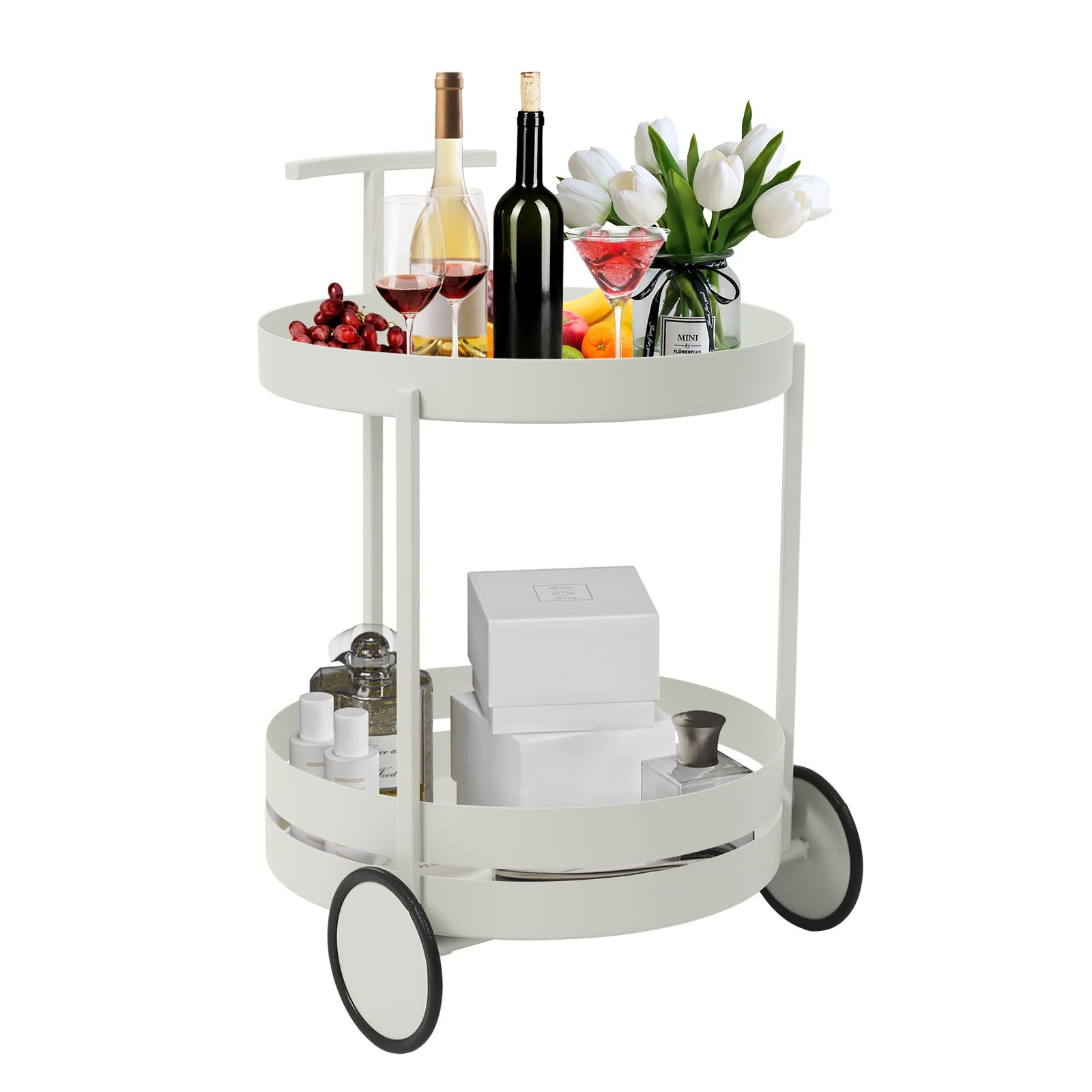 chariot de service à roulettes