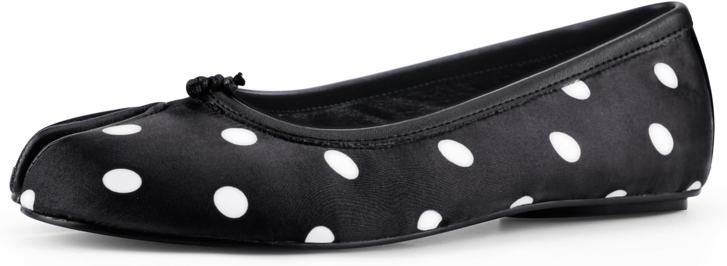 Tabi Shoes Women Split Toe Shoes Wide Width Ballet Flats Comfort Casual Work Shoes for Women Office