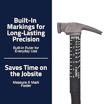 Boss Hammer 14 oz. Construction Grade Ti64 Titanium Hammer