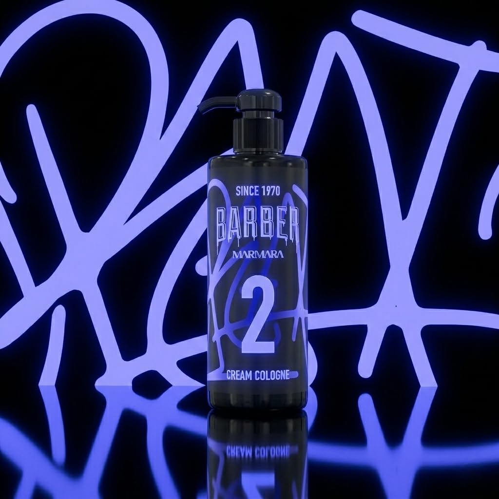 Barber Marmara Kremowa Woda Toaletowa No.2 Balsam Po Goleniu, Łagodzący i Nawilżający, Antyseptyczna Pielęgnacja Skóry, Męski Zapach, 400ml