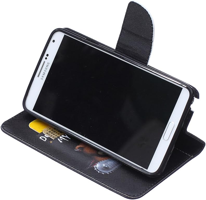 Note 3 Case, Galaxy Note 3 Wallet Case, M-Zebra Note 3 Wallet Case [Wallet Function] Flip Cover Leather Case for Samsung Galaxy Note 3, with Screen Protectors+Stylus (Bear)