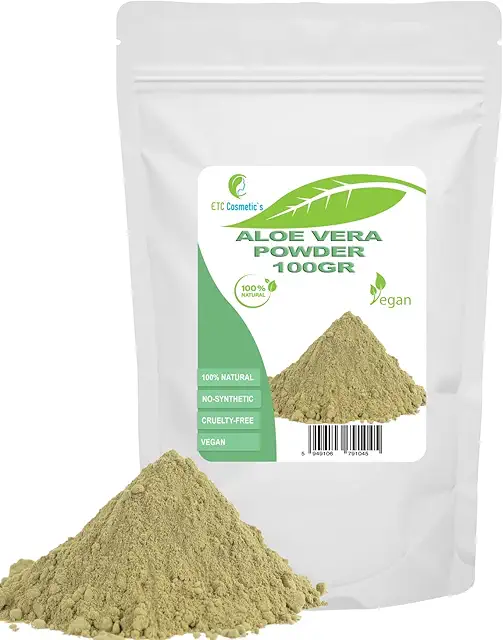 Aloe Vera Powder - 100g for DIY Face, Body & Hair Masks - Natural & Chemical-Free