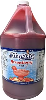 Generic Mayson's - Margarita Strawberry Puree (Restaurant/Profesional Grade Cocktail Mix) 1 Gallon, makes 125+ Drinks