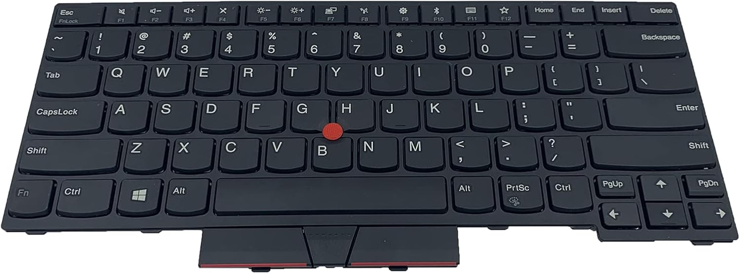 Laptop Replacement US Layout with Pointer Keyboard for Lenovo IBM ThinkPad T470 T480 01AX569 SN20L72890 01AX487 01AX446 SN20L72767 PK131204100 01AX405 No Backlit