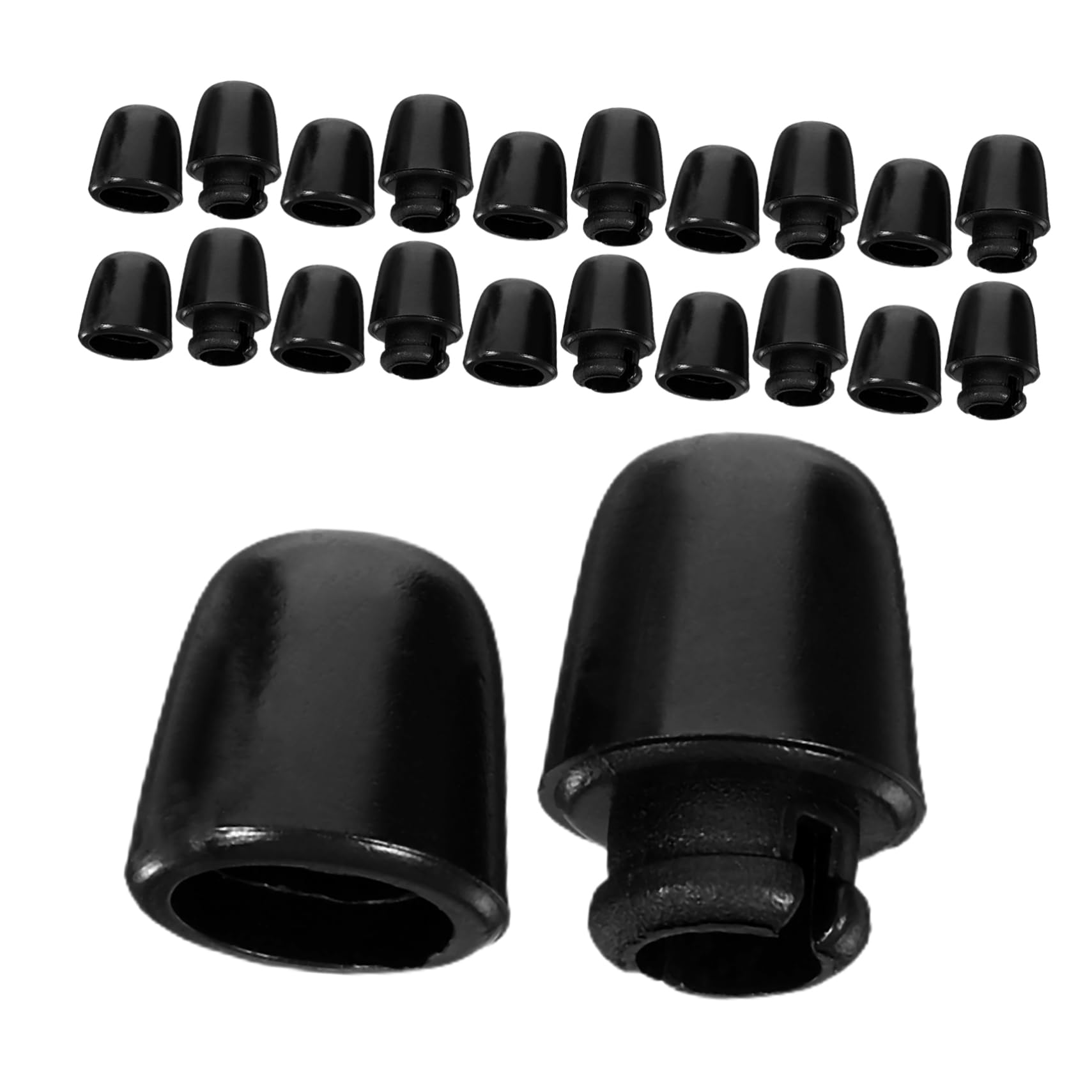 Gadpiparty 100Pcs Cord End Caps for Clothing Accessories Versatile Plastic Drawstring Plugs for Belts Shoelaces Pendants and More Durable Decorative Clasp Fasteners for Easy