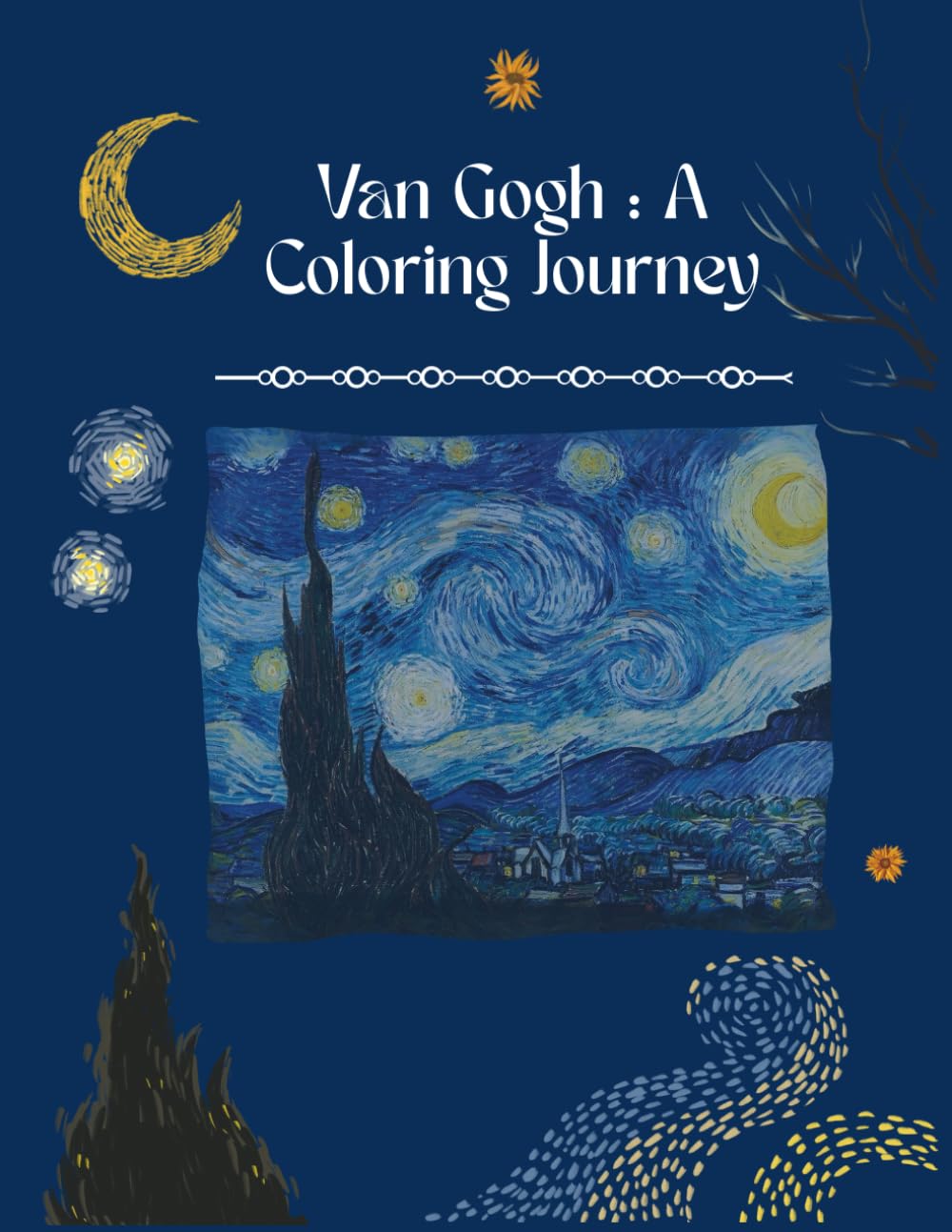 Van Gogh : A Coloring Journey